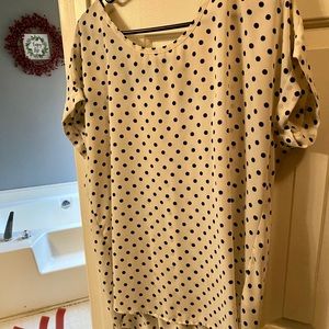 Polka dot blouse
